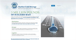 Desktop Screenshot of harborcoldstorage.com