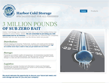 Tablet Screenshot of harborcoldstorage.com